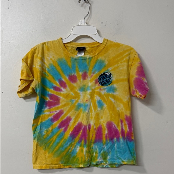 Santa Cruz Skateboards Kids Colorful Tie-Dye Tee - Picture 1 of 3